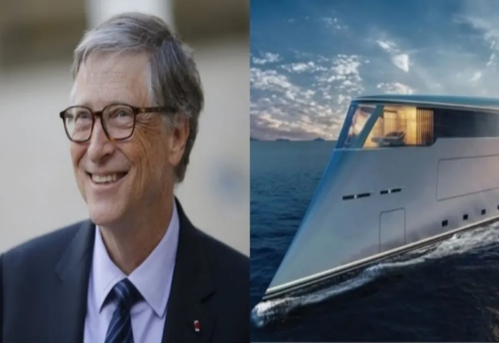 Bill Gates a comandat primul super iaht din lume pe bază de hidrogen, de 500 de milioane de lire sterline