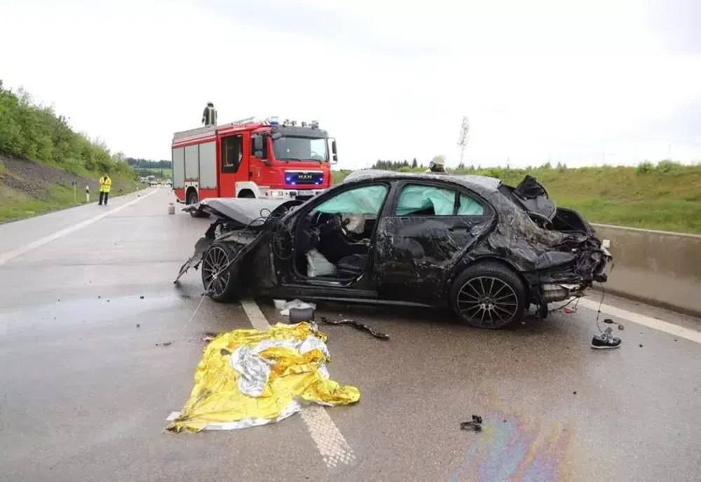 Accident pe DN1 la Comarnic. Două persoane au ajuns la spital!