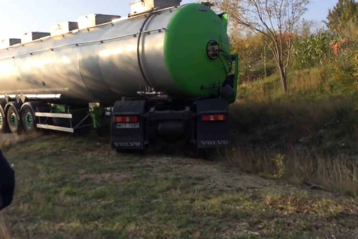 Cisternă încărcată cu kerosen implicată într-un accident la Sinaia