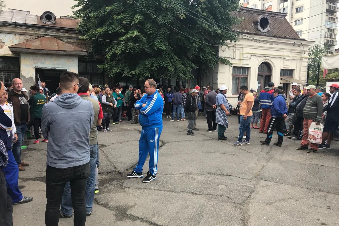 VIDEO Din nou, grevă la SGU Ploiești!