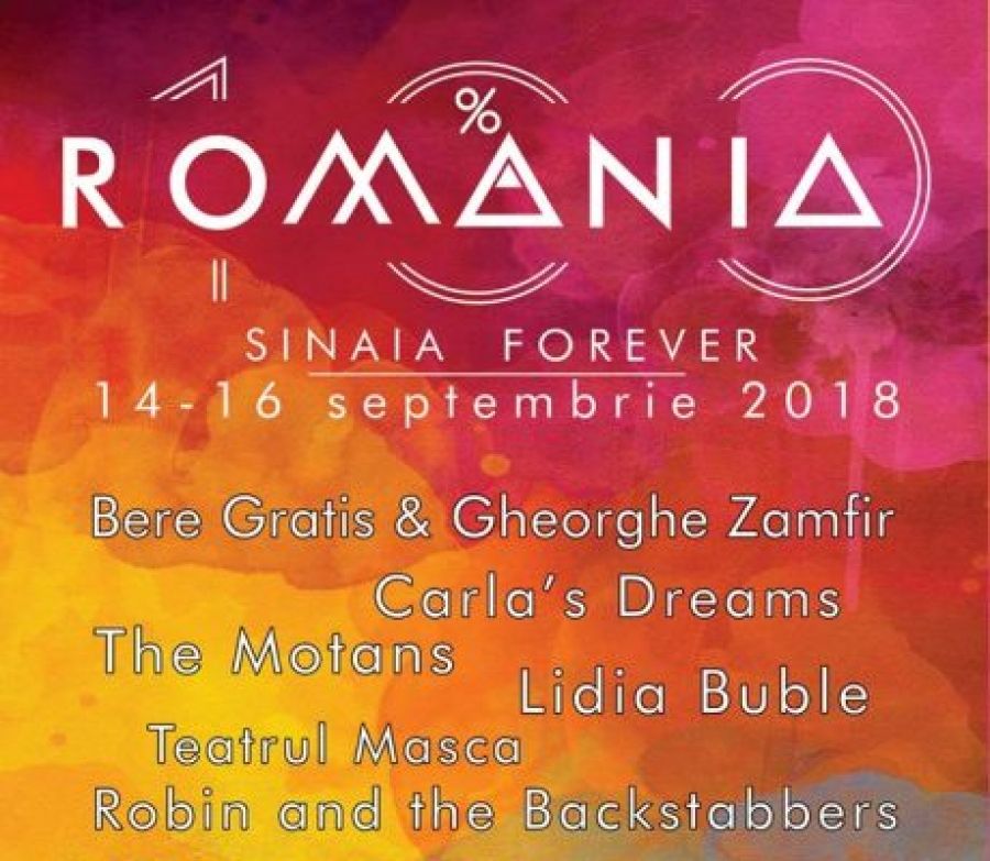 Sinaia, gazda celui mai mare festival de pe Valea Prahovei! Gheorghe Zamfir, Carla's Dreams, The Motans și Lidia Buble, pe scena la Sinaia Forever
