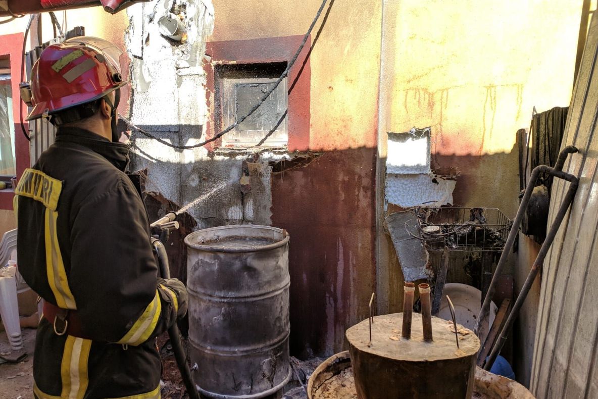 Incendiu la o locuință din Stoenești, Prahova