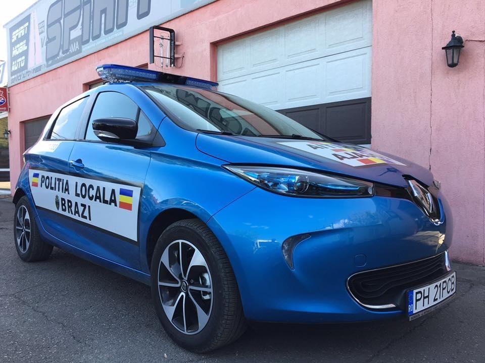 Singura mașină de Poliție Locală electrică este la Brazi, în Prahova!