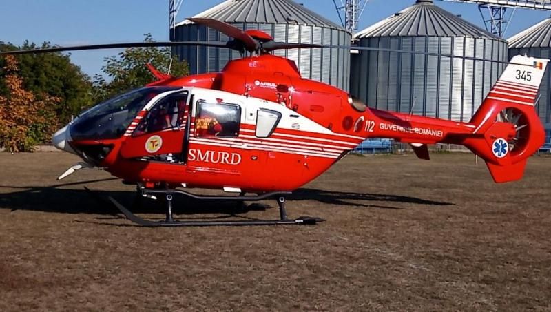 Biciclist accident grav la Șirna! A fost chemat elicoperul SMURD