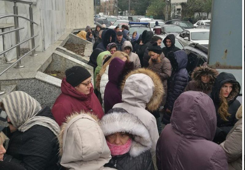 Din nou protest spontan la ANAF Ploiești