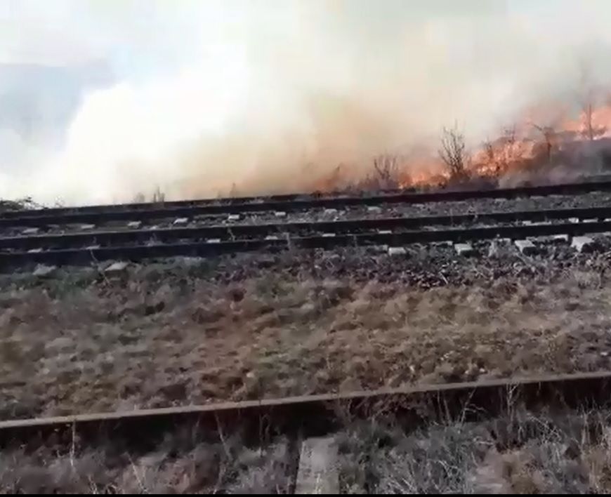 Bărbat ars într-un incendiu de vegetație uscată din Ploiești