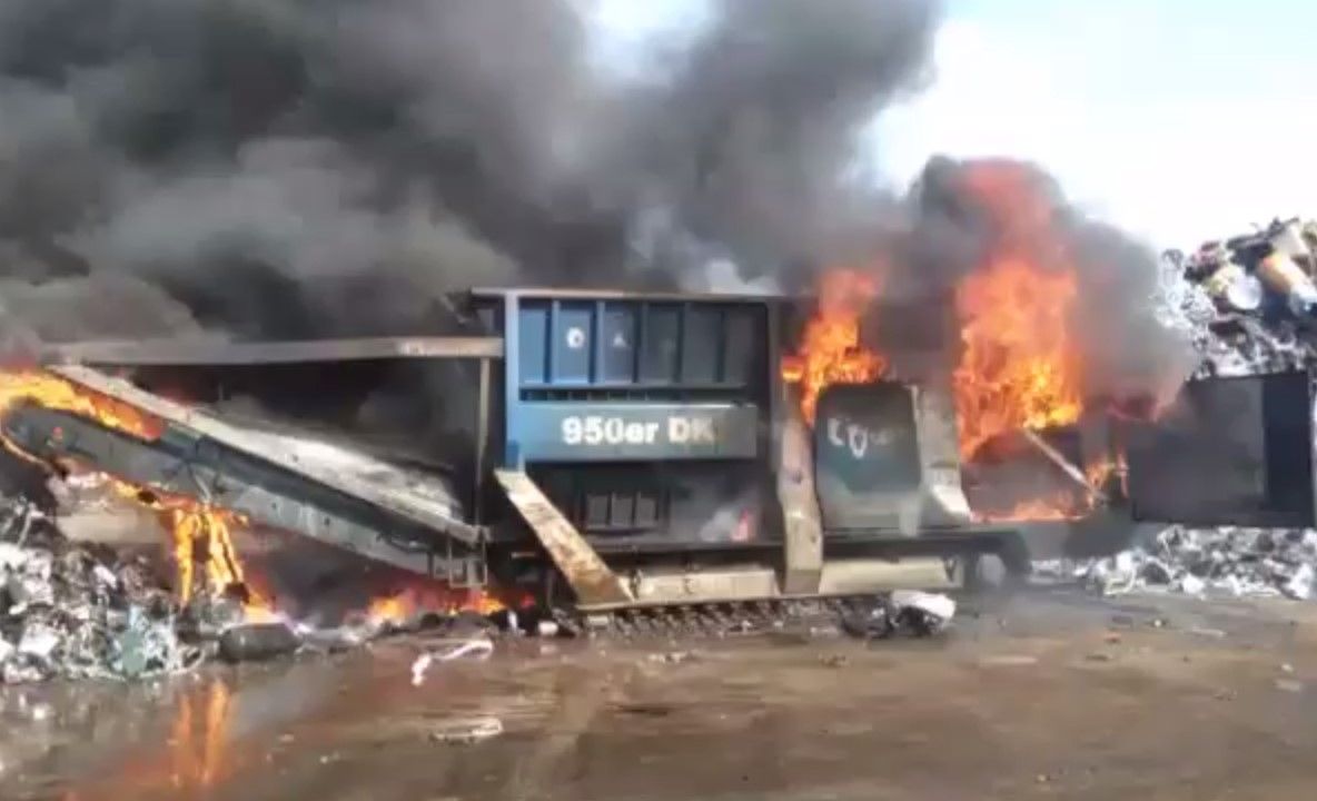 Incendiu la Remat Ploiești | VIDEO