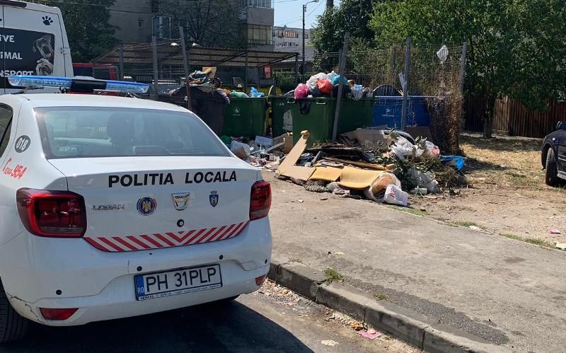Amenzi de 112.000 de lei date într-o lună de Polița Locală Ploiești pentru contravenții legate de salubritate