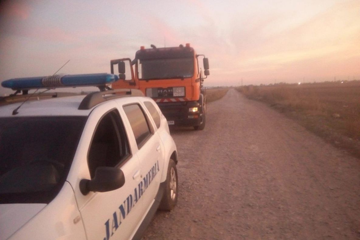 Prins în timp ce fura motorină dintr-o mașină de vidanjare, la Ariceștii Rahtivani