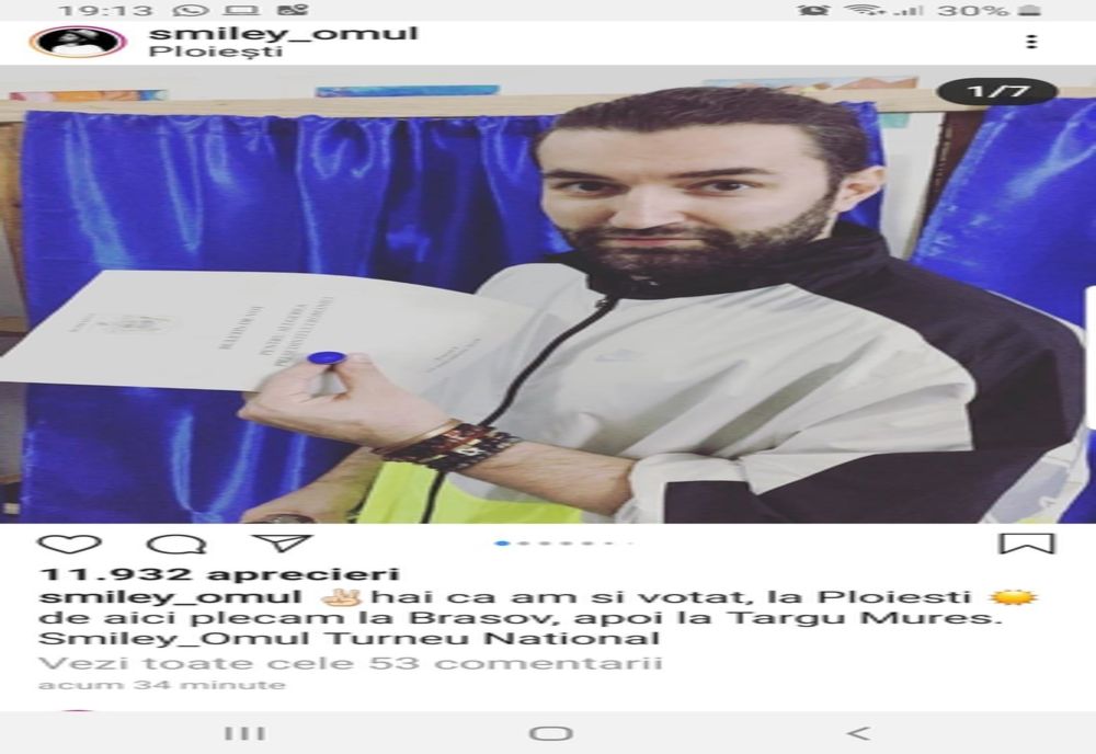 Smiley a votat la Ploieşti!
