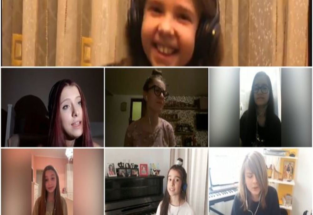 VIDEO Imnul anti-Covid Resistire cântat de şapte copii din Ploieşti: “Rezistă mamă, totul va fi bine!”