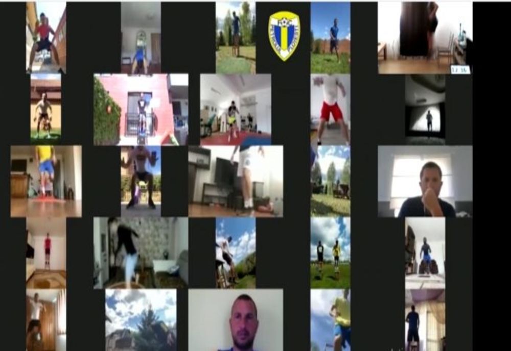 Fotbaliștii de la Petrolul Ploiești au început antrenamentele online