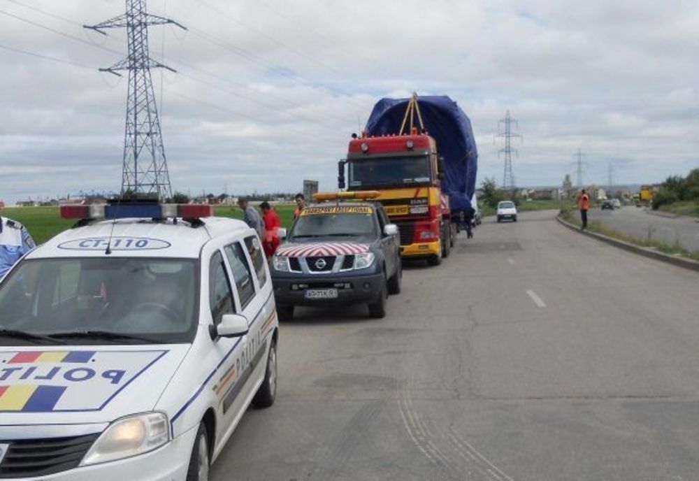 Transport agabaritic în Prahova. Află ce traseu va avea convoiul