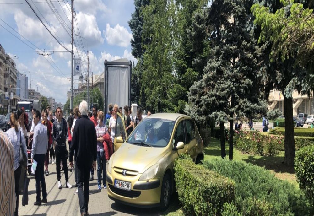 Accident spectaculos în centrul Ploieștilui