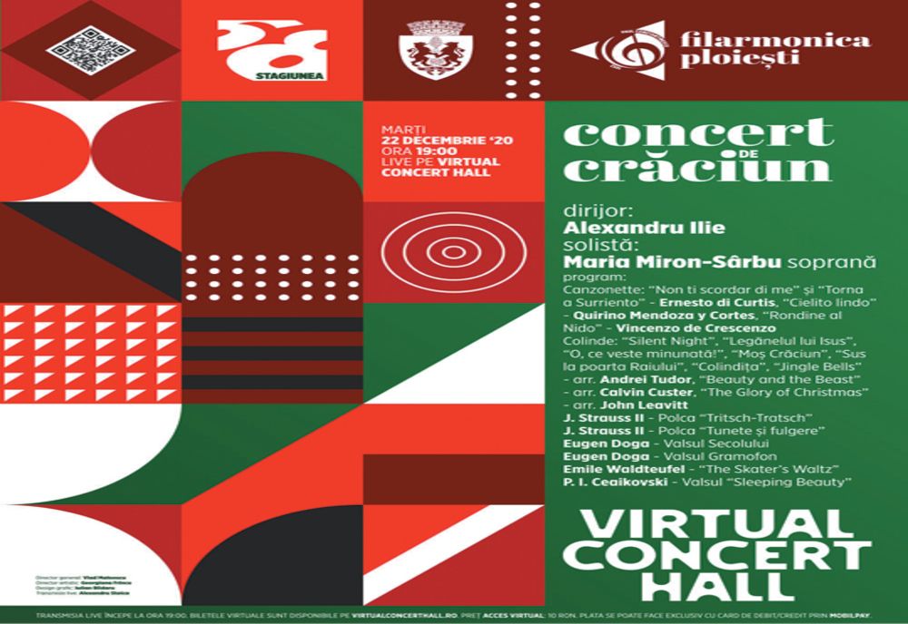 Un altfel de concert de Crăciun la Filarmonica Ploiești