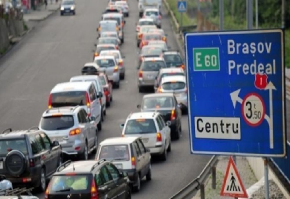 Trafic intens pe DN 1 Ploiești-Brașov
