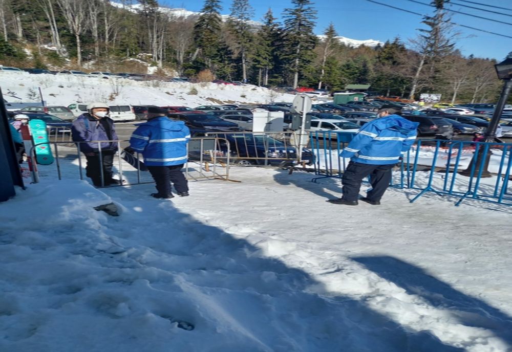 Intervenții ale jandarmilor în stațiunile de pe Valea Prahovei 