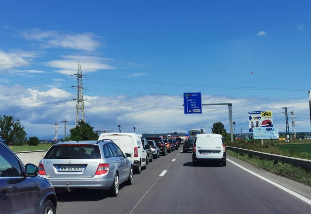 Începe calvarul șoferilor pe DN1, spre Valea Prahovei 