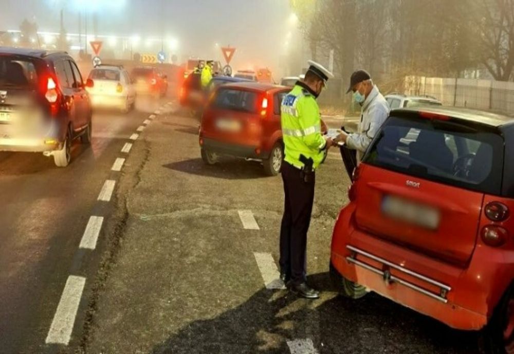 Acțiune a polițiștilor de la Rutieră, luni dimineață, în Prahova 