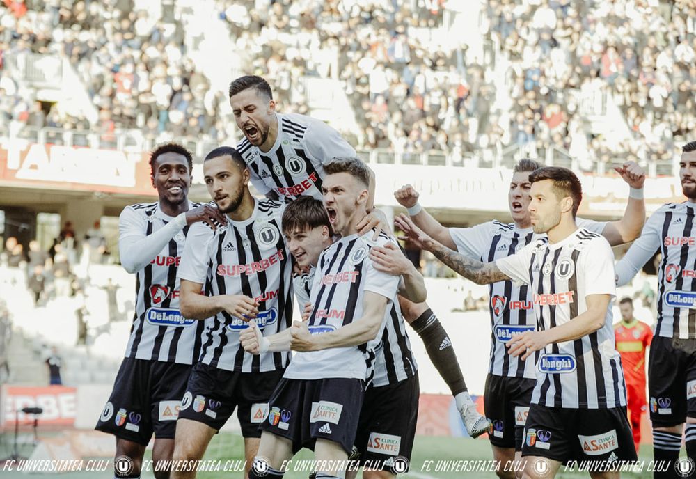 U Cluj a câștigat derby-ul cu Petrolul și revine pe loc promovabil (VIDEO)