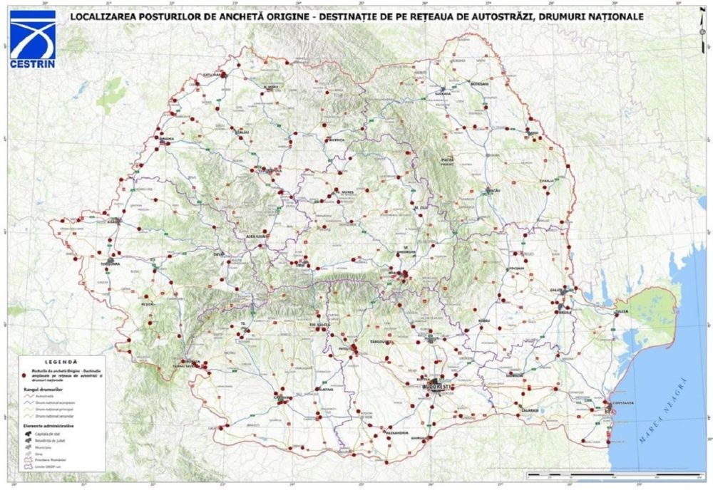 Șoferii sunt trași pe dreapta pentru recensământul mașinilor. Unde sunt amplasate posturile de anchetă