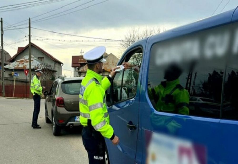 Peste 100 de amenzi pentru participanţii la trafic în timpul acțiunilor rutiere de pe DN1B