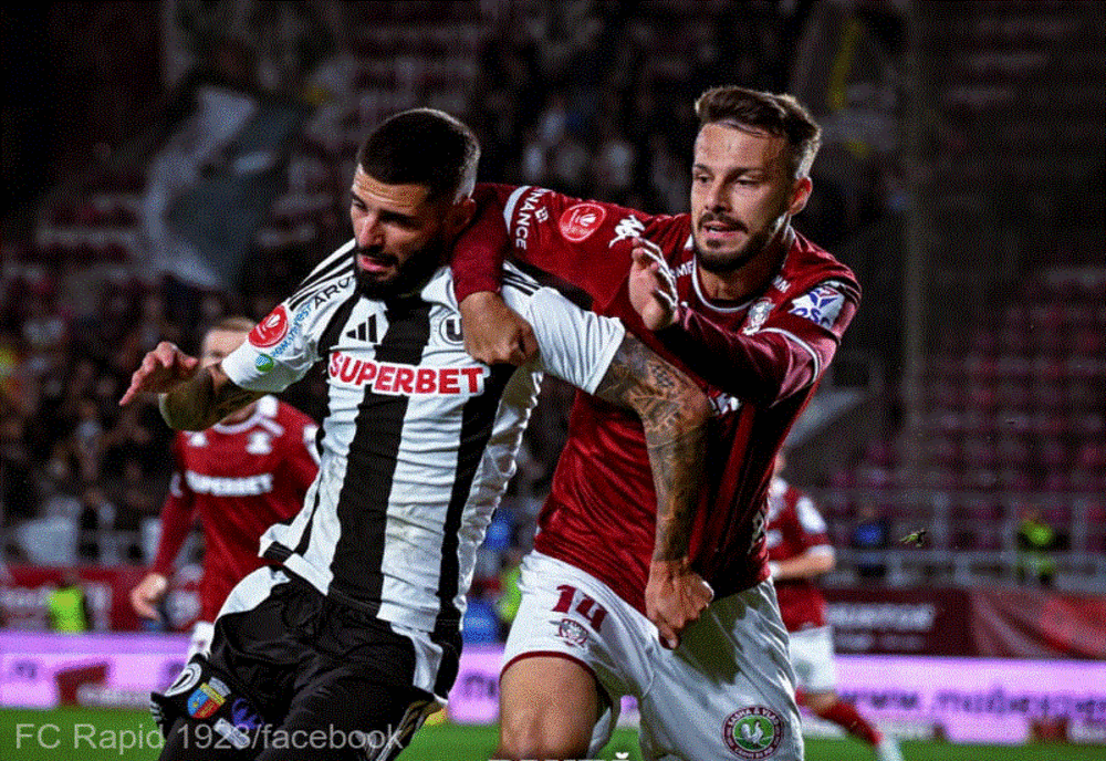 VIDEO FOTBAL: LIDERUL UNIVERSITATEA CLUJ A CÂŞTIGAT ÎN GIULEŞTI, 2-0 CU RAPID