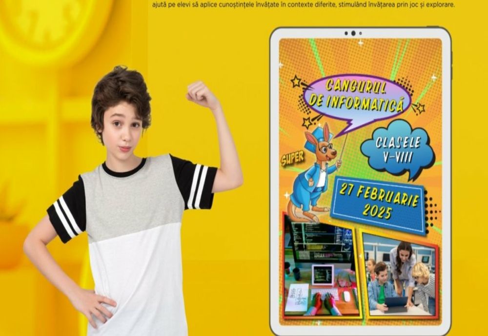 AU ÎNCEPUT ÎNSCRIERILE PENTRU JOCUL-CONCURS CANGURUL DE INFORMATICĂ
