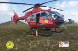 Misiune contracronometru în Munții Bucegi. O turistă cu traumatism la umăr, recuperată de salvamontiști cu elicopterul SMURD-VIDEO