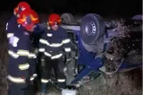 Bărbat și femeie, găsiți morți într-o mașină răsturnată în Săcele