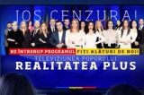 Licența Realitatea Plus, retrasă de CNA. Atac mârșav al sistemului la adresa Televiziunii Poporului