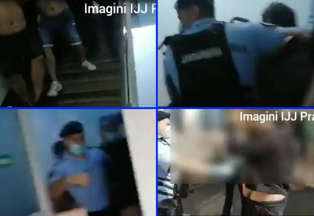 Doi scandalagii, evacuați cu jandarmii din Spitalul Județean Ploiești