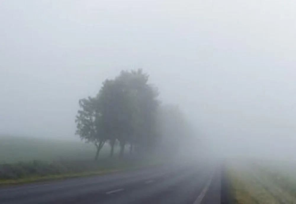 Cod galben de ceață în mai multe localități din Prahova