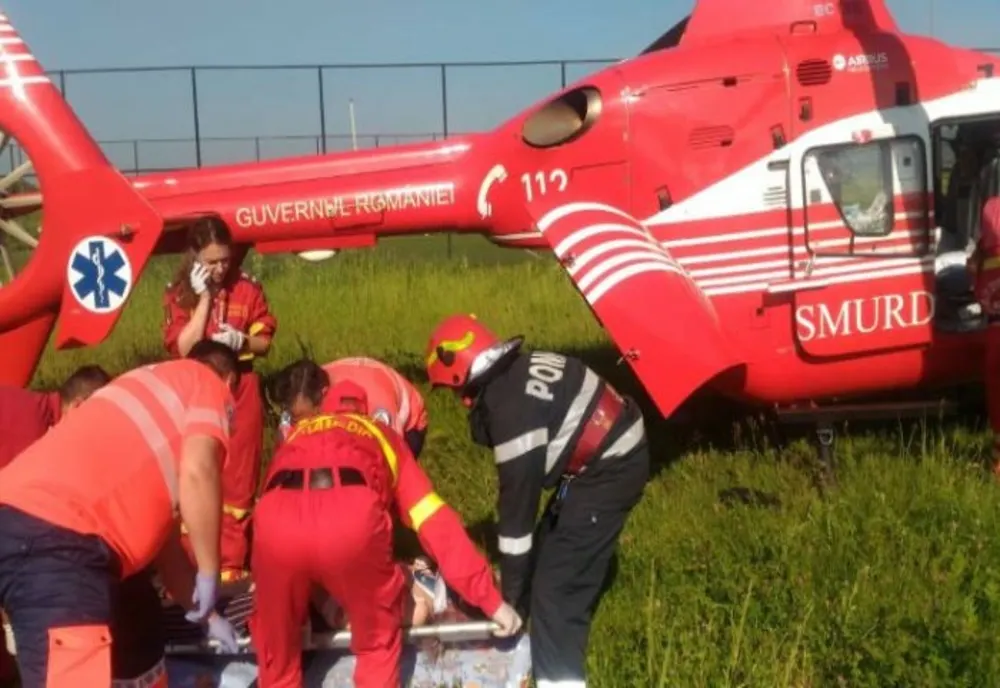 Prahova. Elicopterul SMURD, solicitat după un accident produs pe DN1D