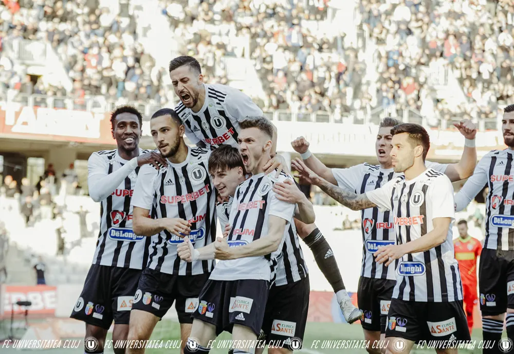 U Cluj a câștigat derby-ul cu Petrolul și revine pe loc promovabil (VIDEO)