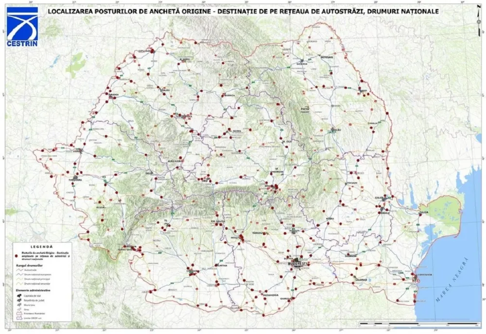 Șoferii sunt trași pe dreapta pentru recensământul mașinilor. Unde sunt amplasate posturile de anchetă