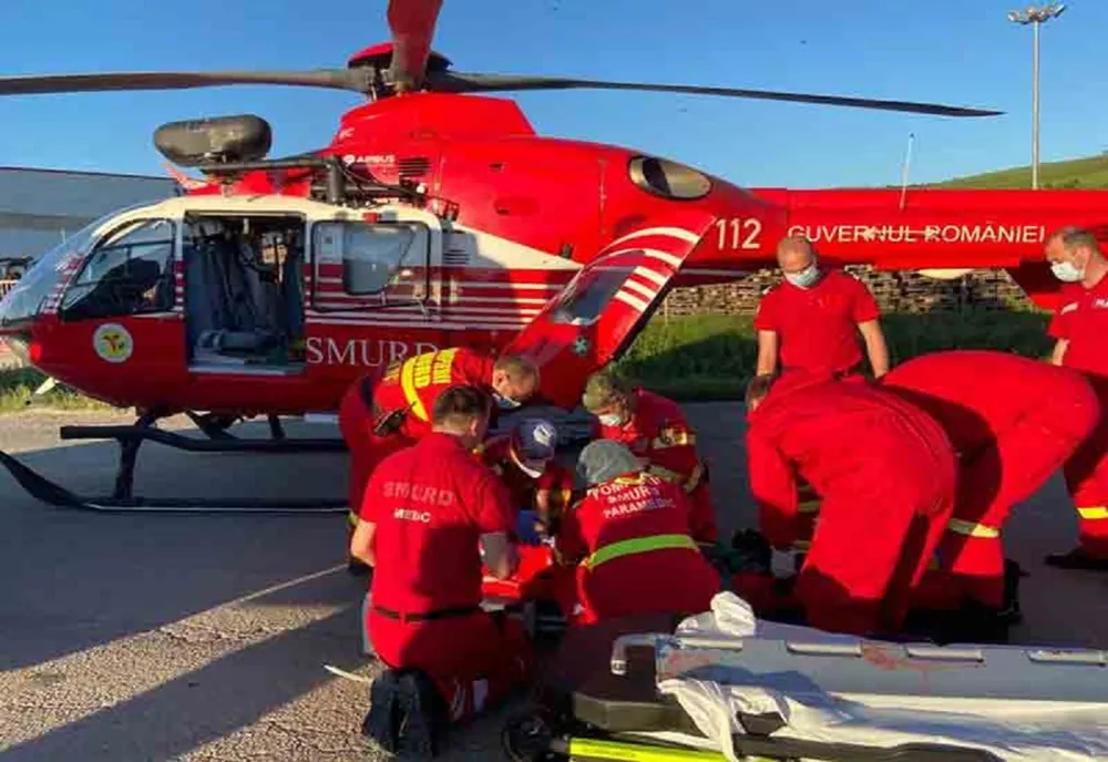 Prahova. Accident grav la Balta Doamnei. Intervine elicopterul SMURD