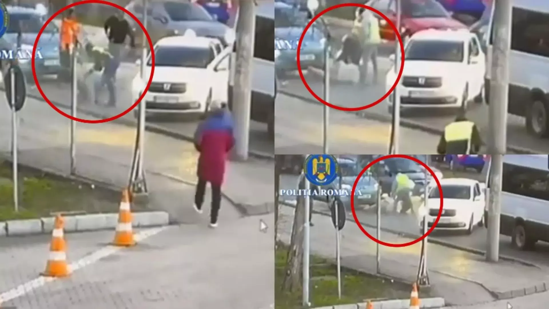 Bătaie ca-n codru pe un bulevard din Ploiești. Un bărbat de 46 de ani și doi adolescenți și-au împărțit pumni și picioare