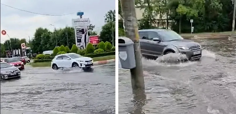 Potop la Ploiești.