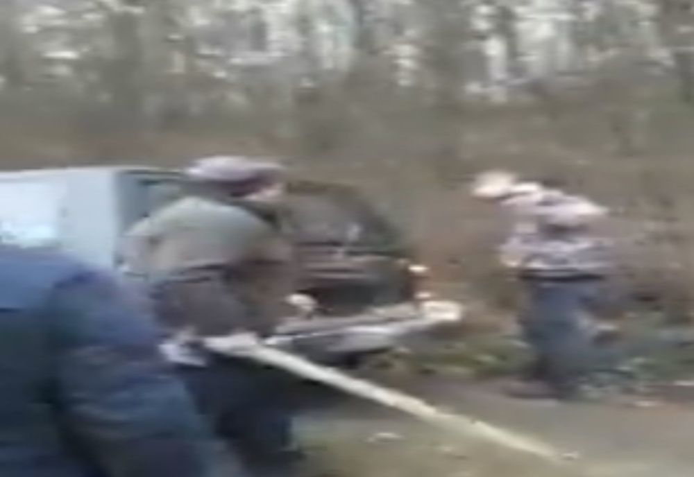 VIDEO Prahova: Conflict cu topoare într-o pădure din zona comunei Plopu