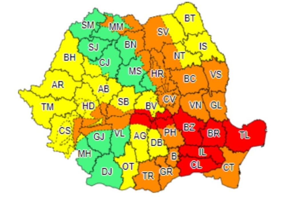 Alertă maximă de la meteorologi! Cod roșu de vânt în zona de munte