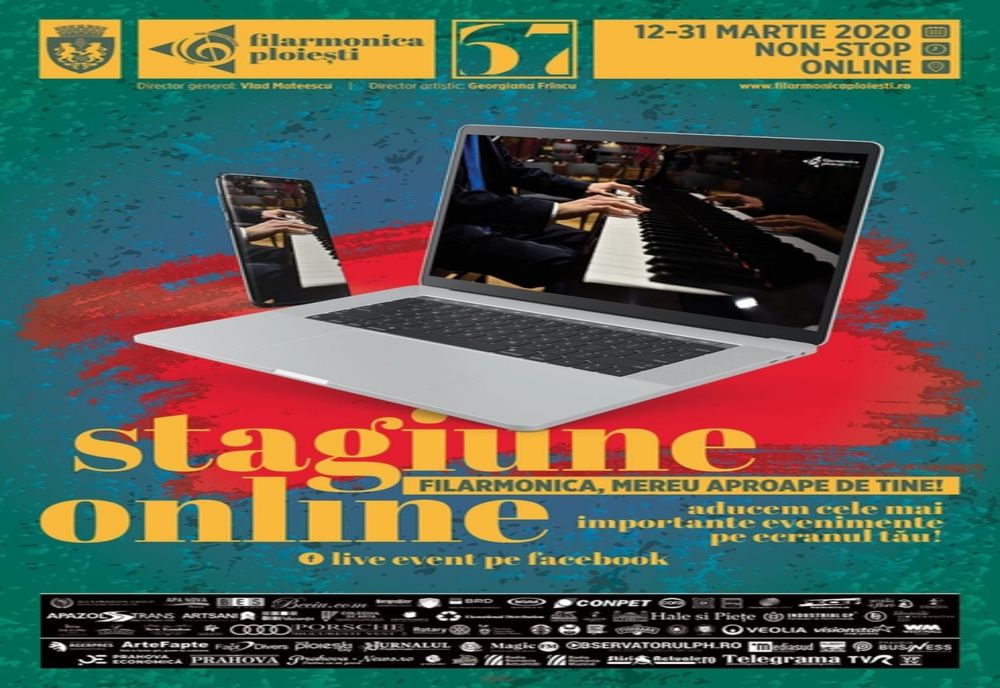 Filarmonica "Paul Constantinescu" din Ploieşti îşi mută stagiunea în online! 