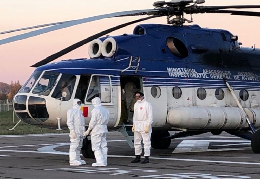 FOTO A început transferul bolnavilor de coronavirus de la Brașov spre Spitalul Județean Ploiești
