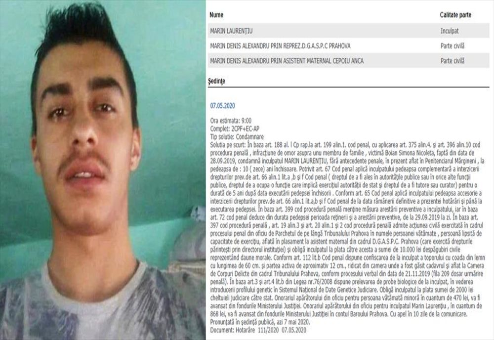 Incredibil! 10 ani de închisoare pentru tânărul care şi-a omorât iubita la Şotriile!