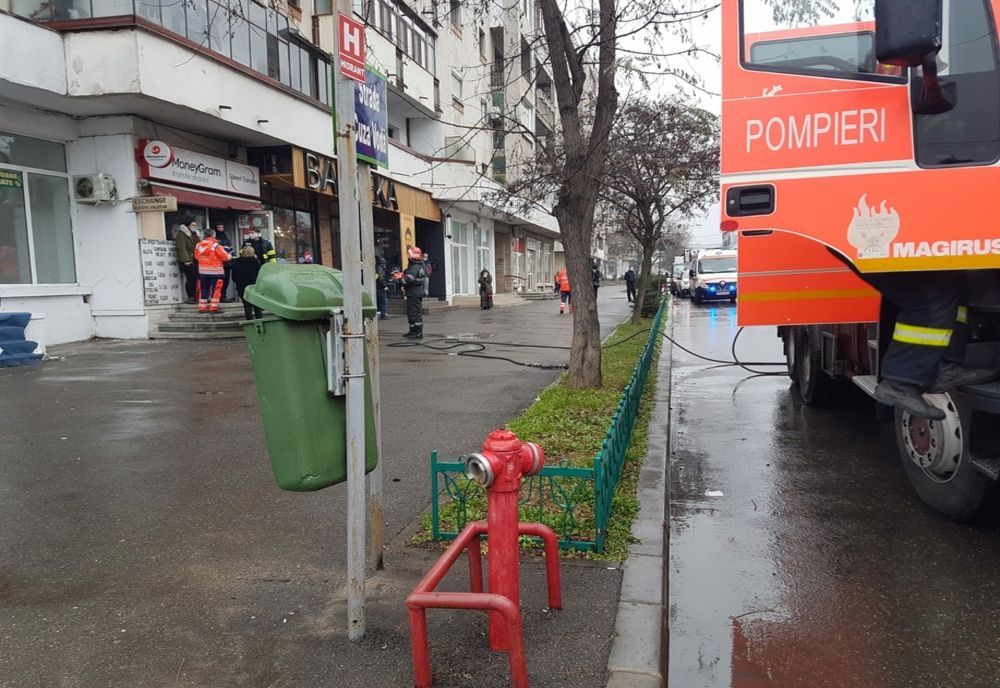 Un bărbat a incendiat o casă de schimb valutar din Ploiești