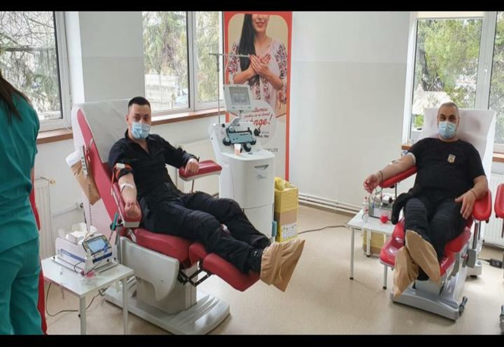 Polițiștii prahoveni din cadrul SAS au donat sânge