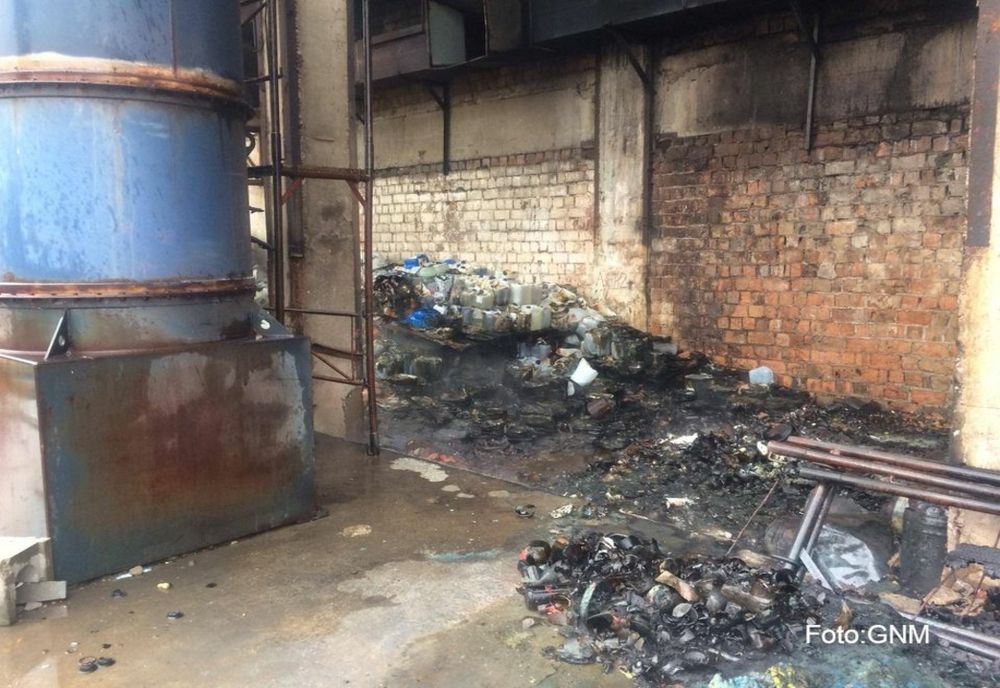 Control al Gărzii de Mediu Prahova în urma incendiului izbucnit la o platformă din localitatea Brazi  