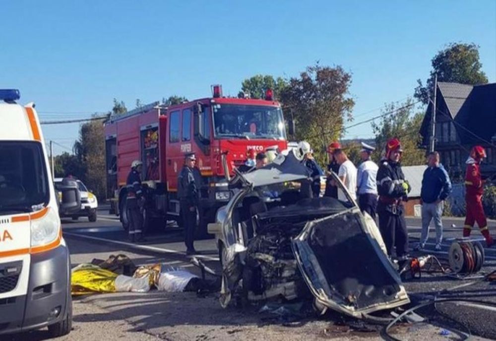 Accident cu un mort și doi răniți pe DN1