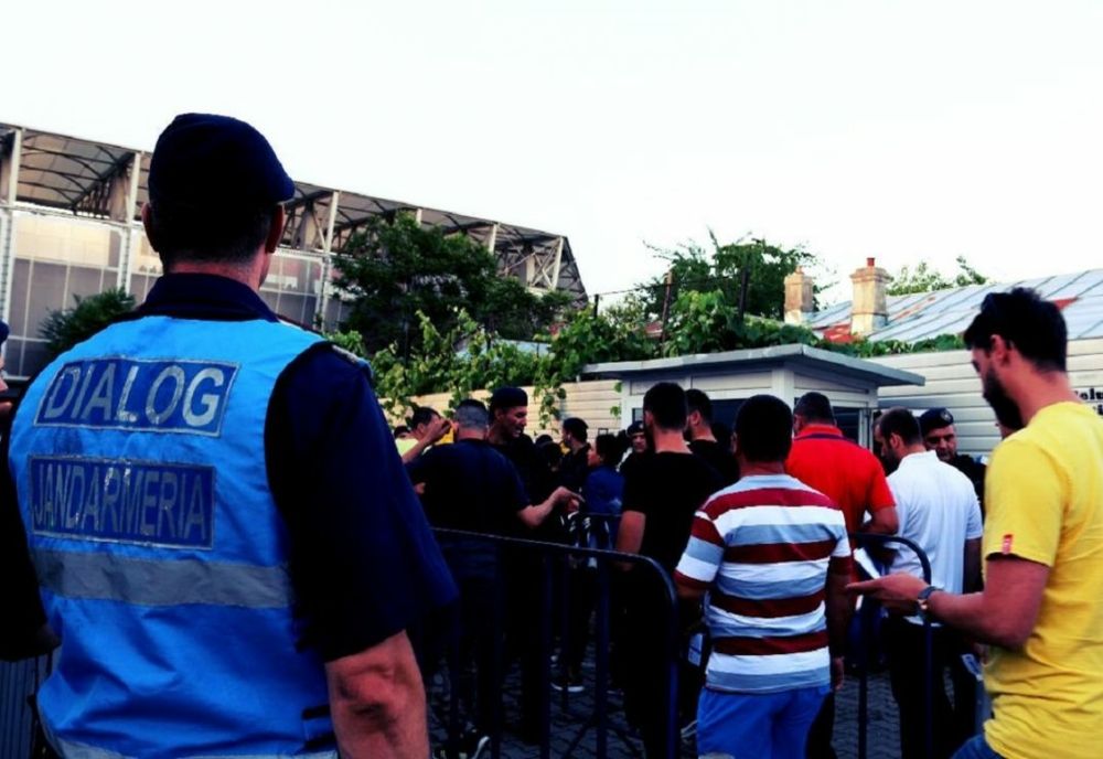 Incidente la Cupa României de pe stadionul Ilie Oană din Ploiești