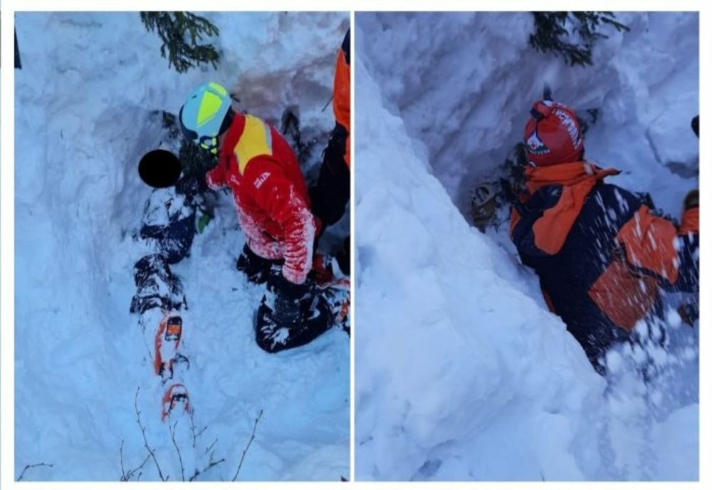 Tată și fiu, victimele unei avalanșe produse la Sinaia